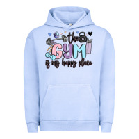 Pigment Grape Ice the gym is my happy place Urban Hoodie - MaliasSmallBusiness