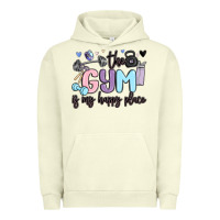 Pigment Pistachio the gym is my happy place Urban Hoodie - MaliasSmallBusiness