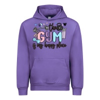 Tulip the gym is my happy place Urban Hoodie - MaliasSmallBusiness