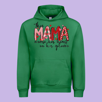 Urban Hoodie this mama wears her heart on her gleeve