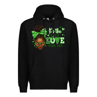 Black sorority colors green its the self love for me afr Premium Hoodie - texasbilliewilder
