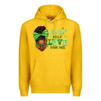 Lemon sorority colors green its the self love for me afr Premium Hoodie - texasbilliewilder