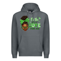 Rock sorority colors green its the self love for me afr Premium Hoodie - texasbilliewilder