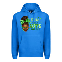 True Royal sorority colors green its the self love for me afr Premium Hoodie - texasbilliewilder