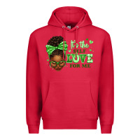 Cardinal sorority colors green its the self love for me afr Premium Hoodie - texasbilliewilder