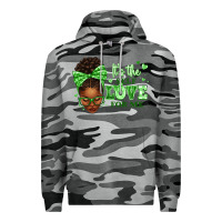 Slate Camo sorority colors green its the self love for me afr Premium Hoodie - texasbilliewilder