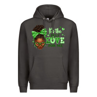 Smoke sorority colors green its the self love for me afr Premium Hoodie - texasbilliewilder