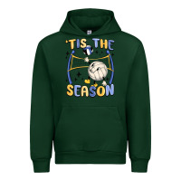 Forest Green tis the season volleyball Urban Hoodie - MaliasSmallBusiness