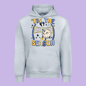 Tis The Season Volleyball Urban Hoodie Designed By Maliassmallbusiness