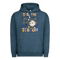 Pigment Midnight Navy tis the season volleyball Urban Hoodie - MaliasSmallBusiness
