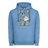 Pigment Pebble Blue tis the season volleyball Urban Hoodie - MaliasSmallBusiness