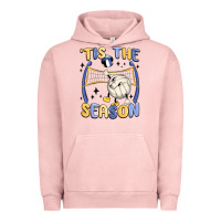 Pigment Salmon tis the season volleyball Urban Hoodie - MaliasSmallBusiness