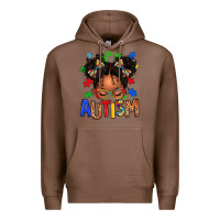 Chestnut autism afro girl Premium Hoodie - texasbilliewilder