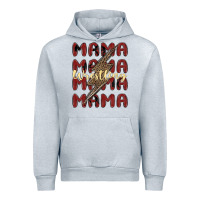 Heather Grey wrestling mama Urban Hoodie - MaliasSmallBusiness