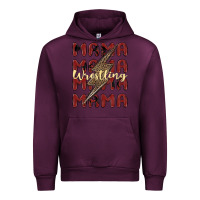 Mauve Wine wrestling mama Urban Hoodie - MaliasSmallBusiness