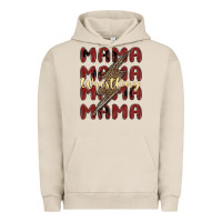 Pigment French Oak wrestling mama Urban Hoodie - MaliasSmallBusiness