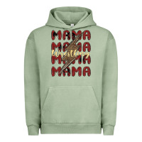 Pigment Oil Green wrestling mama Urban Hoodie - MaliasSmallBusiness