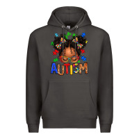 Smoke autism afro girl Premium Hoodie - texasbilliewilder