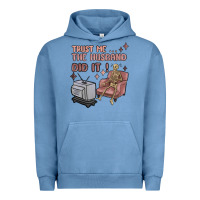 Pigment Pebble Blue trust me the husband did it Urban Hoodie - MaliasSmallBusiness