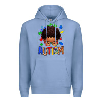 Autism Afro Kid Premium Hoodie | Teevron