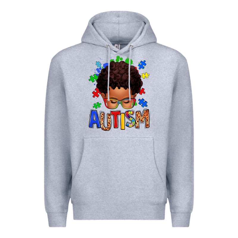 Autism Afro Kid Premium Hoodie by texasbilliewilder | Teevron