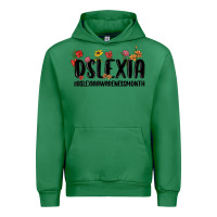 Emerald dslexia awareness month Urban Hoodie - MaliasSmallBusiness