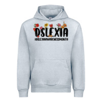 Heather Grey dslexia awareness month Urban Hoodie - MaliasSmallBusiness