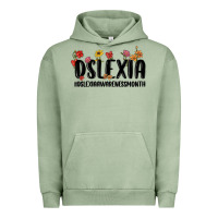 Pigment Oil Green dslexia awareness month Urban Hoodie - MaliasSmallBusiness