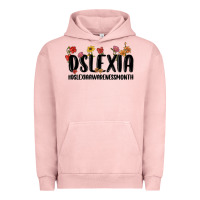 Pigment Salmon dslexia awareness month Urban Hoodie - MaliasSmallBusiness