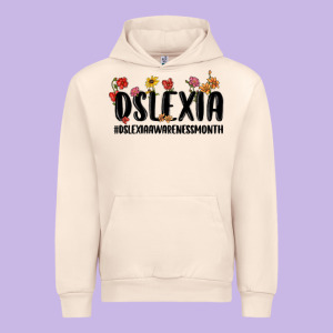 Dslexia Awareness Month Urban Hoodie Designed By Maliassmallbusiness