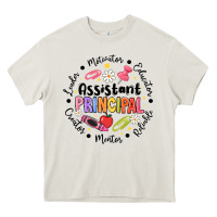 Cream Principal Assistant Heavy Core Tee - CowhideDigitalArt