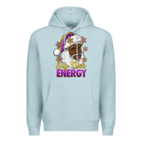Blue Mist big nick energy purple and gold afro santa Premium Hoodie - RanaPortraitStore