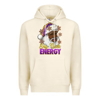 Tofu big nick energy purple and gold afro santa Premium Hoodie - RanaPortraitStore