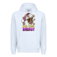 White big nick energy purple and gold afro santa Premium Hoodie - RanaPortraitStore