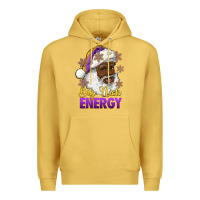 Antique Gold big nick energy purple and gold afro santa Premium Hoodie - RanaPortraitStore