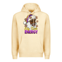 Pina Colada big nick energy purple and gold afro santa Premium Hoodie - RanaPortraitStore