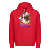 Red big nick energy purple and gold afro santa Premium Hoodie - RanaPortraitStore