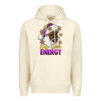 Sandshell big nick energy purple and gold afro santa Premium Hoodie - RanaPortraitStore