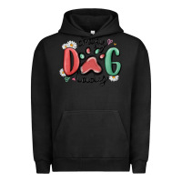 Pigment Black crazy dog lady Urban Hoodie - MaliasSmallBusiness
