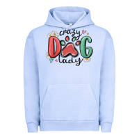 Pigment Grape Ice crazy dog lady Urban Hoodie - MaliasSmallBusiness