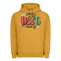 Pigment Peanut Butter crazy dog lady Urban Hoodie - MaliasSmallBusiness