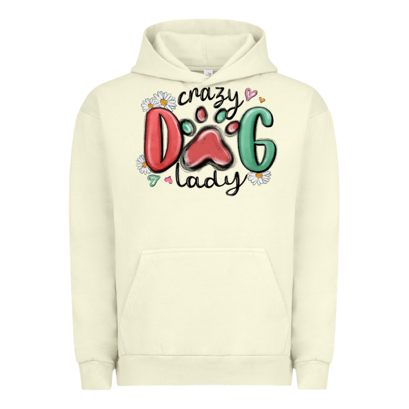 Crazy Dog Lady Urban Hoodie by MaliasSmallBusiness | Teevron