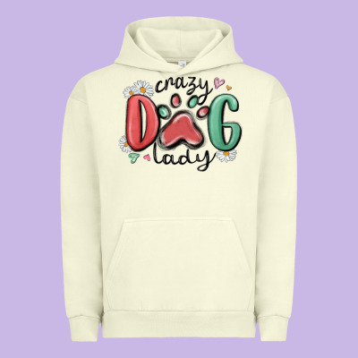 Urban Hoodie crazy dog lady
