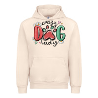 Sandshell crazy dog lady Urban Hoodie - MaliasSmallBusiness