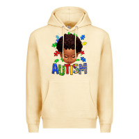 Pina Colada autism afro kid full face Premium Hoodie - texasbilliewilder