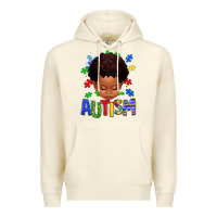 Sandshell autism afro kid full face Premium Hoodie - texasbilliewilder