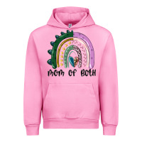 Fuchsia Pink mom of both rainbow Urban Hoodie - MaliasSmallBusiness