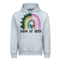 Heather Grey mom of both rainbow Urban Hoodie - MaliasSmallBusiness