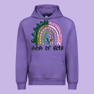 Mom Of Both Rainbow Urban Hoodie Designed By Maliassmallbusiness