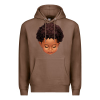 Chestnut cute afro boy Premium Hoodie - texasbilliewilder